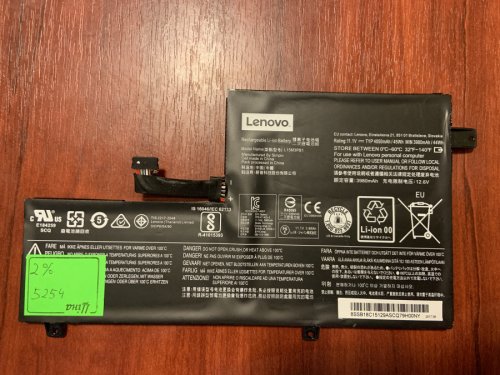 Акумулятор LENOVO L15M3PB1, знос 2%, для Lenovo Chromebook N22 (B5254) Original