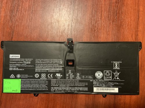 Акумулятор LENOVO L16M4P60, знос 51%, для YOGA 6 Pro-13IKB/Yoga 920-13IKB/920-131KB (B5250) Original