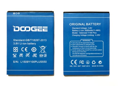 Акумуляторна батарея для DOOGEE Y100 Plus Valencia2