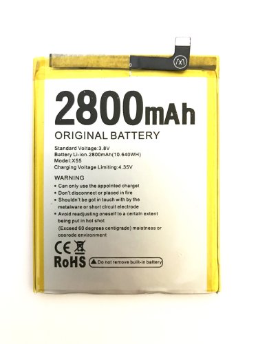 Акумулятор для Doogee X55 (заміна батареї, Li‑ion)