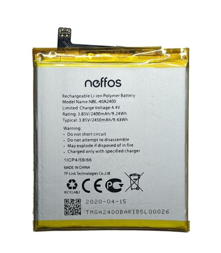 Акумулятор NBL-40A2400 (TP804A) для TP‑Link Neffos Y5s, 2400 мА·год