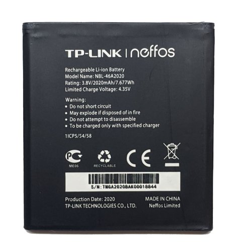 Акумулятор для TP-Link Neffos Y5L (NBL-46A2020) 2020 мА·год