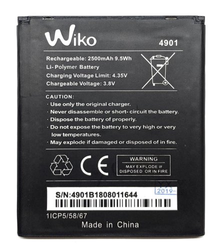 Акумулятор Wiko 4901 для смартфонів Wiko Tommy / Tommy 2