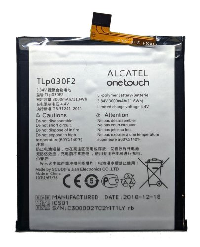 Акумулятор Alcatel TLp030F1/TLp030F2 для One Touch Idol 4S/4S LTE/OT-6070