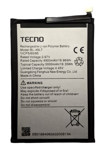 Акумулятор BL-49LT для Tecno Camon 19 (CI6n)