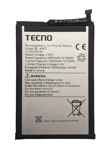 Акумулятор BL-49ST для Tecno Spark 10 Pro (KI7)