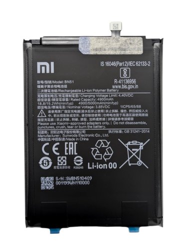 Оригінальний акумулятор Xiaomi BN51 для Redmi 8 та Redmi 8A