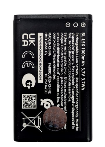 Акумулятор BL-L5K для Nokia 105 DS та 110 DS (2023)