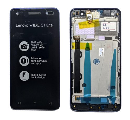 Дисплейний модуль з рамкою для Lenovo Vibe S1 Lite S1La40