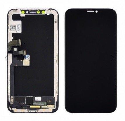 Дисплейний модуль iPhone X з сенсором, чорний, New GX OLED