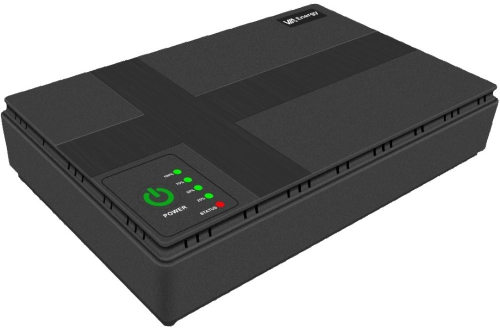 Міні UPS DC1018 10400 мА·год, виходи 5V/9V/12V/15V/24V, powerbank для резервного живлення