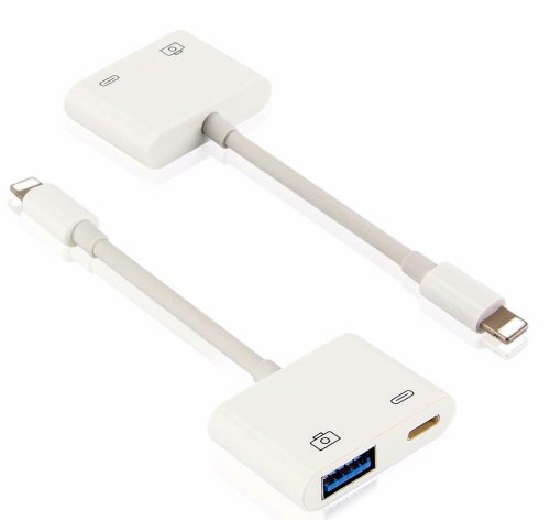 Перехідник Apple Lightning‑OTG USB для iPhone та iPad (MK0W2)