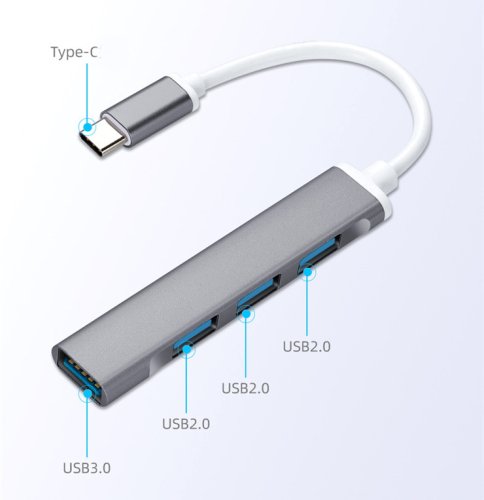 USB‑C/Type‑C перехідник‑хаб (USB Hub) для підключення USB‑пристроїв
