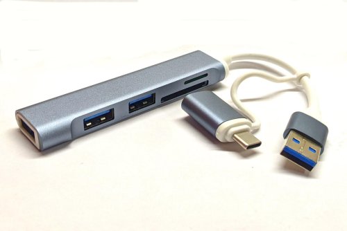 USB‑C/USB‑A хаб‑перехідник Type‑C → USB Hub для підключення USB‑пристроїв