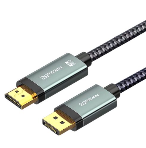 Кабель DisplayPort–HDMI 4K 60Гц 1,5 м для монітора, ТВ, проектора, відеокарти