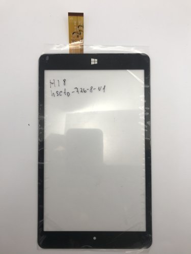 Сенсорний екран HSCTP-726-8-V1 для Chuwi Hi8/Hi8 Pro/Vi8 Plus, чорний/білий