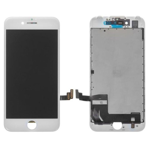 Дисплейний модуль LCD+тачскрін для iPhone 7 Plus, білий (White)