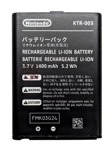 Акумулятор 1400mAh KTR-003 для Nintendo New 3DS (NN3DS)