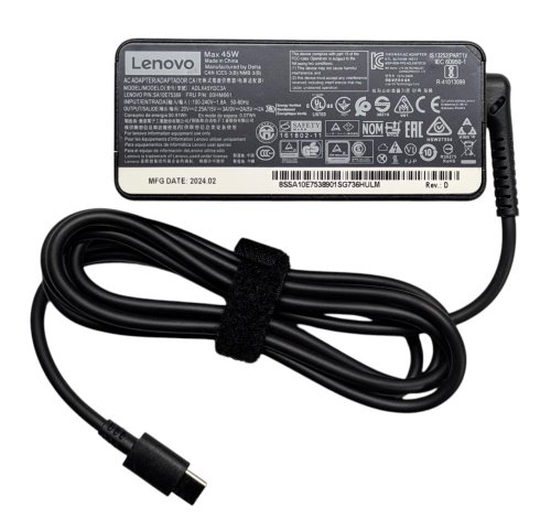 Зарядний блок Lenovo 45W USB‑C Type‑C 20V (00HM661/00HM663/SA10E75389/ADLX45NCC3A)