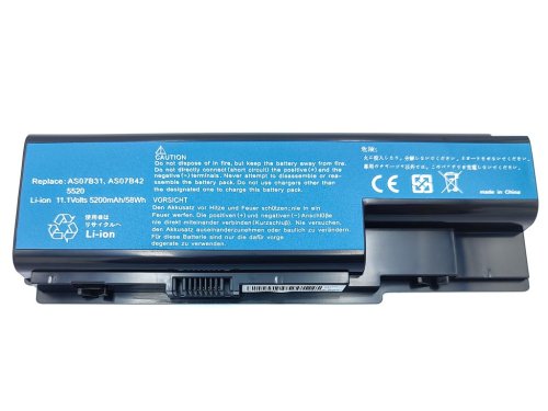 Акумулятор для ноутбуків Acer AS07B31 (11.1V 5200mAh) 5310/5315/5330/5320/5710/5720/5730/5940