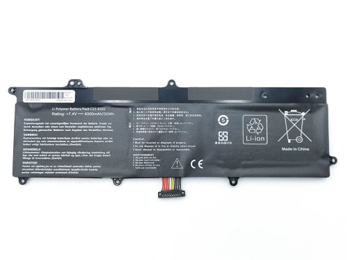 Акумулятор C21-X202 для ноутбуків ASUS X202/S200/S200E/S202E/X201E/X202E/Q200E 7.4V 4000mAh