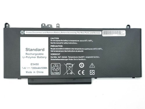 Акумулятор G5M10 для Dell Latitude E5250/E5450/E5550 (8V5GX/R9XM9/WYJC2/1KY05) 7.4V 7200mAh 53Wh