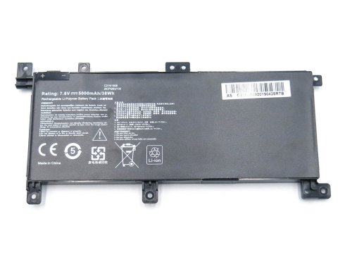 Акумулятор для ASUS C21N1509 X556UA/X556UB/X556UF/X556UJ 7.6V 5000mAh 38Wh