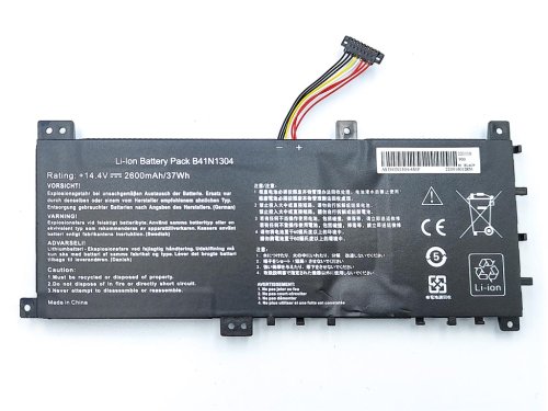 Акумулятор Asus B41N1304 для V451/V451LN/V451LB/V451LA/S451LA/S451LB/K451L/K451LA 14.4V 2600mAh 37.4Wh