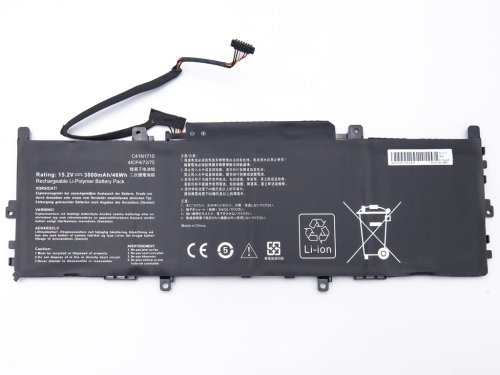 Акумулятор C41N1715 для Asus ZenBook 13 UX331/UX331U/UX331UA/UX331UN/UX331F/UX331FN U3100U/U3100UN/U3100F 15.3V 3000mAh 46Wh