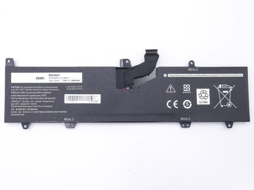 Акумулятор OJV6J для Dell Inspiron 11 3149/3162/3164/3168/3179/3180 (7.6V 3400mAh 26Wh)