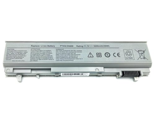Акумулятор для ноутбука Dell PT434/PT435 Latitude E6400/E6500/E6410/E6510 11.1V 5200mAh Silver