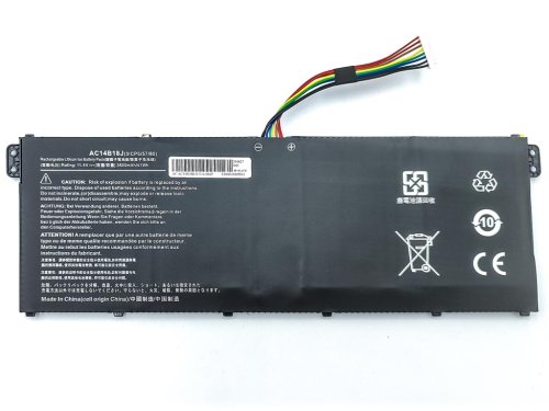 Акумулятор для ноутбука Acer AC14B18J (AC14B8K/AC14B13J) Aspire E3-111/E3-112/E3-112M/E5-771/ES1-311/ES1-433/ES1-511/ES1-512/ES1-572 11.4V 3600mAh 41Wh