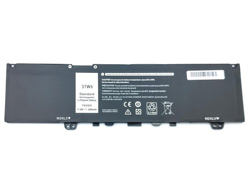 Акумулятор Dell F62G0 для Inspiron 13 7370/7373/7380/7386, Vostro 13-5370 (11.55V 3200mAh 37Wh)