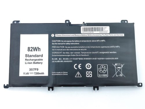 Акумулятор Dell 357F9 11.4V 7200mAh 82Wh для Inspiron 15 5578/5579/N5579/7559/7557/7567/7566/5576/5577, G5 5587 P57F/P65F