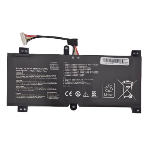 Акумулятор C41N1731-1 для ASUS ROG Strix G531G/G531GV/G531GU/G731GV/G731GT, Scar II GL504GM/GL504GV 52Wh 3400mAh 15.4V v1