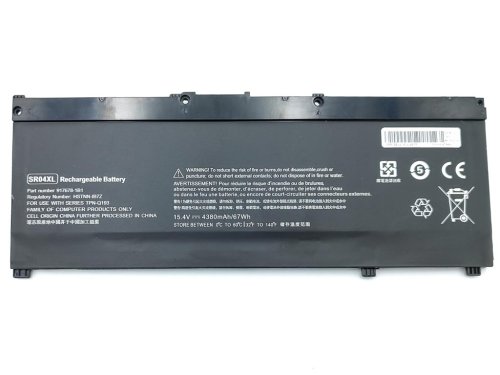 Акумулятор SR04XL для ноутбуків HP OMEN 15-CE/15-CB/15T-CB, 15.4V 4380mAh 67.5Wh