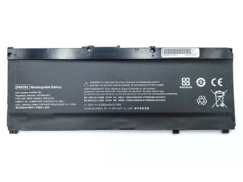 Акумулятор SR03XL для HP Pavilion 15-CX/15-DC, ENVY 15-CP/15-CN/17-BW, HSTNN-DB8Q 50Wh 11.55V 4380mAh