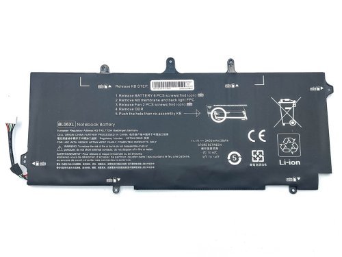 Акумулятор BL06XL для HP EliteBook Folio 1040 G0/G1/G2 (11.1V 3400mAh 38Wh)
