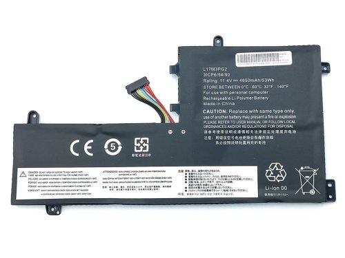 Акумулятор L17M3PG2 (L17C3PG1) 11.4V 4650mAh 53Wh для Lenovo Legion Y530-15ICH/Y730-15/Y730-15ICH/Y740-15/Y740-15ICH/Y740-15ICHg, кабель 40 мм