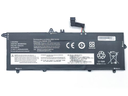 Акумулятор L18C3PD2 для Lenovo ThinkPad T14S/T490S/T495S 11.55V 4650mAh 53.7Wh (PD1)