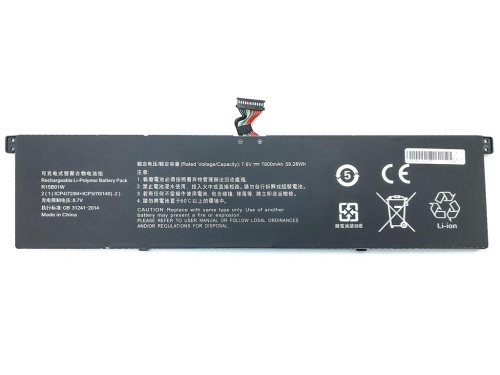 Акумулятор R15B01W для ноутбука Xiaomi Mi PRO 15.6" — 7.6V 7800mAh 59Wh