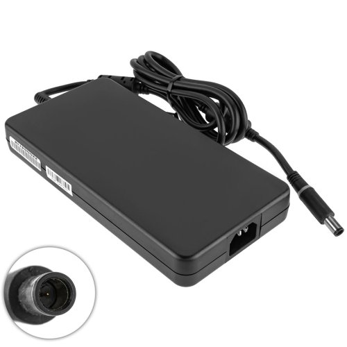 SLIM блок живлення для ноутбука Dell 240W (19.5V/12.3A), штекер 7.4×5.0 PIN, чорний
