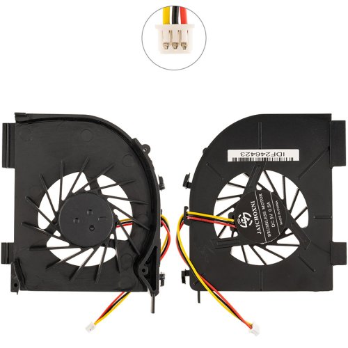 Кулер (вентилятор) для ноутбука HP Pavilion DV5-1000/1100/1200/DV5T-1000 AMD, DC05V 0.38A 3pin KSB0505HA-8J75