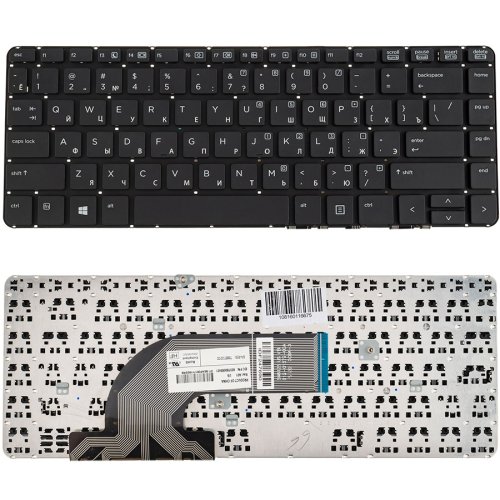 Клавіатура для ноутбука HP ProBook 430 G2/440 G2, RU, чорна, без рамки