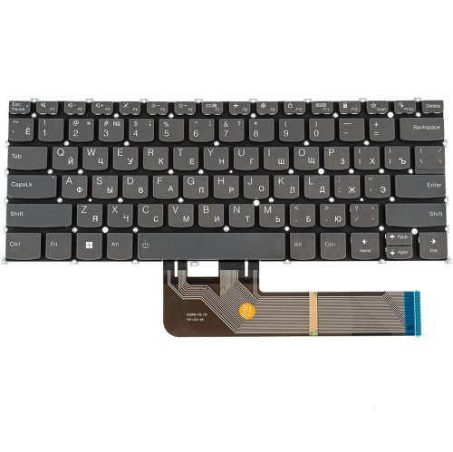 Клавіатура для ноутбука LENOVO IdeaPad 5-14 series, рус, Onyx Black, без фрейма