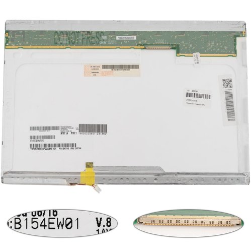 Матриця 15.4" B154EW01 V.8 1280×800 30pin 1CCFL глянець, роз’єм справа зверху (renew)