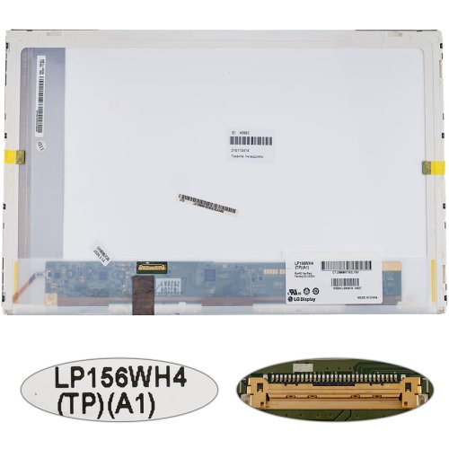 Матриця 15.6" LP156WH4-TPA1 1366×768 30pin eDP LED глянець, розʼєм зліва знизу (renew)