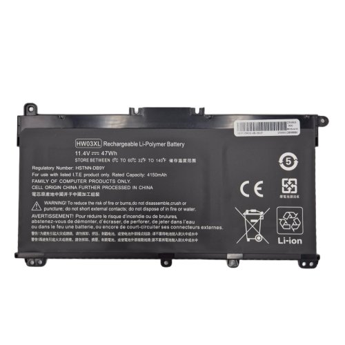 Акумулятор HW03XL для HP Pavilion 15-EG/15-EH/15Z-EH/15-GW, 17-CN/17t-CN/17-CP, 240/245/250 G9, 255 G8/G9, 470 G8 11.1V 4150mAh 46Wh