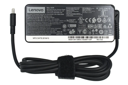 Зарядний блок Lenovo USB‑C 65W (ADLX65YLC3A)