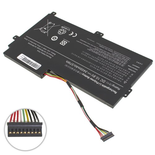 3400mAh 10.8V AA-PBVN3AB акумулятор для  SAMSUNG NP370R4E NP370R5E NP370R5V NP450R4E NP450R5E NP450R4V NP450R5V NP470R5E NP510R5E